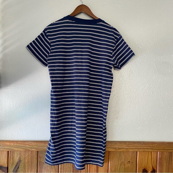 Madewell Blue & White T-shirt Tee Dress in Epperson Stripe Womens Size S… - Picture 5 of 6